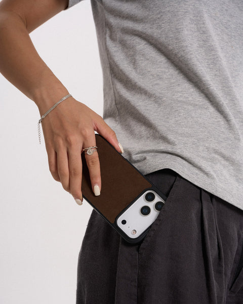 Alcantara iPhone 17 Back-Wrap Case
