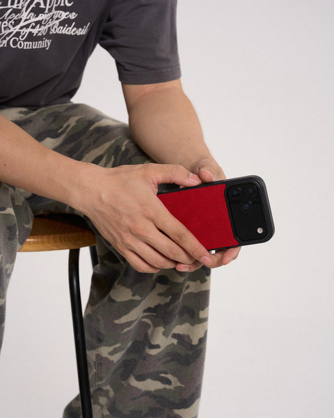 Alcantara iPhone 17 Back-Wrap Case