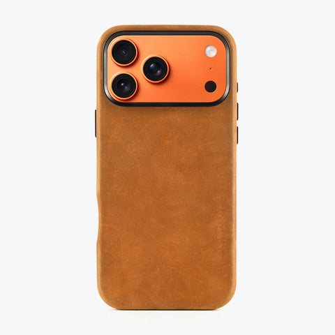 RustBend Leather iPhone 17 Case