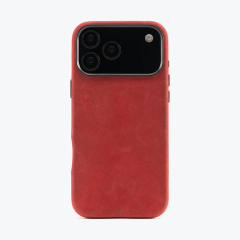 RustBend Leather iPhone 17 Case
