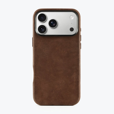 RustBend Leather iPhone 17 Case