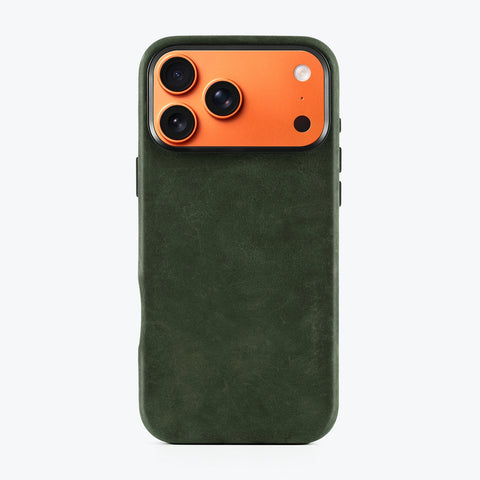 RustBend Leather iPhone 17 Case