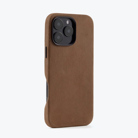 RustBend Leather iPhone 16 Case