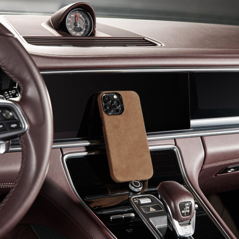 Alcantara iPhone 16 Full-Wrap Case