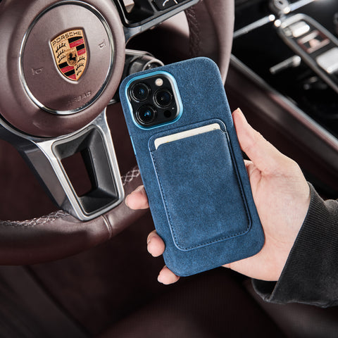 Alcantara iPhone 16 Full-Wrap Case