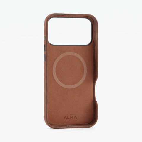RustBend Leather iPhone 17 Case