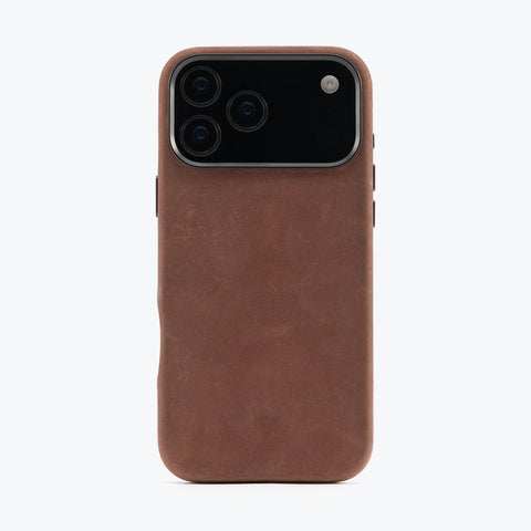 RustBend Leather iPhone 17 Case
