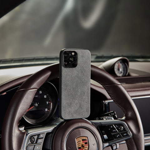 Alcantara iPhone 14 and Older Back-Wrap Case