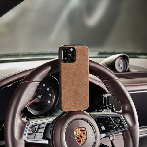 Alcantara iPhone 14 and Older Back-Wrap Case