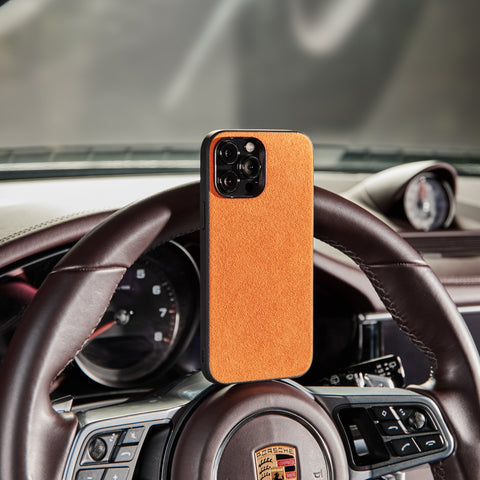 Alcantara iPhone 14 and Older Back-Wrap Case