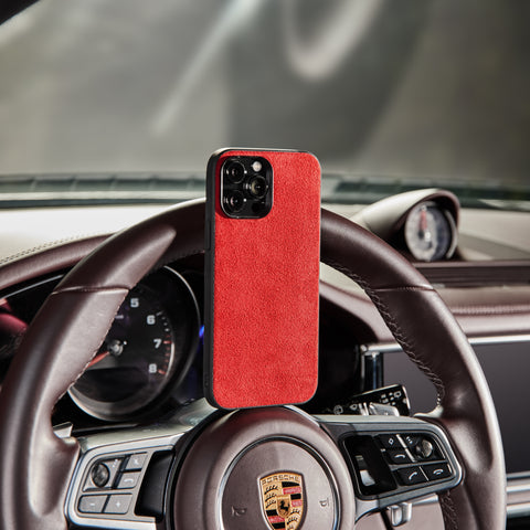 Alcantara iPhone 14 and Older Back-Wrap Case