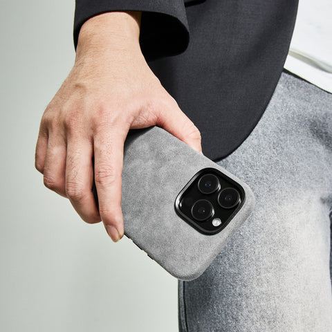 Alcantara iPhone 16 Full-Wrap Case