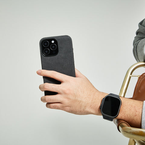 Alcantara iPhone 16 Full-Wrap Case
