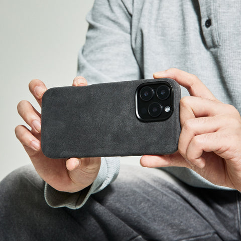 Alcantara iPhone 16 Full-Wrap Case