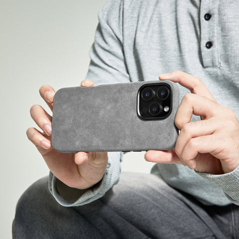 Alcantara iPhone 16 Full-Wrap Case