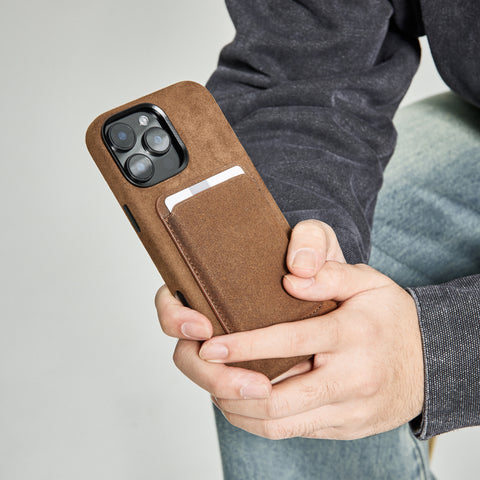 Alcantara iPhone 16 Full-Wrap Case