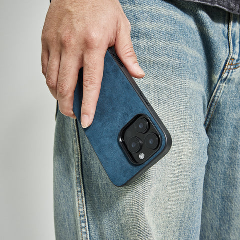 Alcantara iPhone 14 and Older Back-Wrap Case