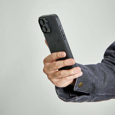 Alcantara iPhone 14 and Older Back-Wrap Case