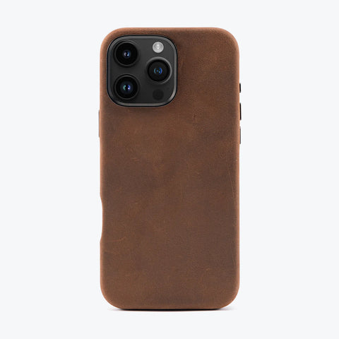 RustBend Leather iPhone 16 Case