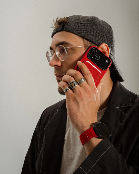 Alcantara iPhone 17 Full-Wrap Case