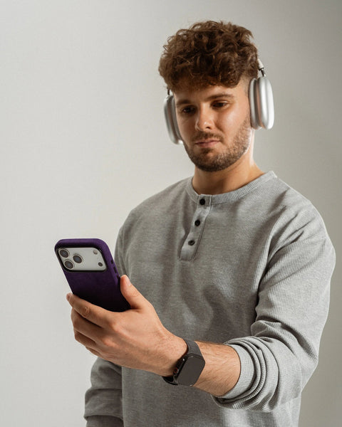 Alcantara iPhone 17 Full-Wrap Case