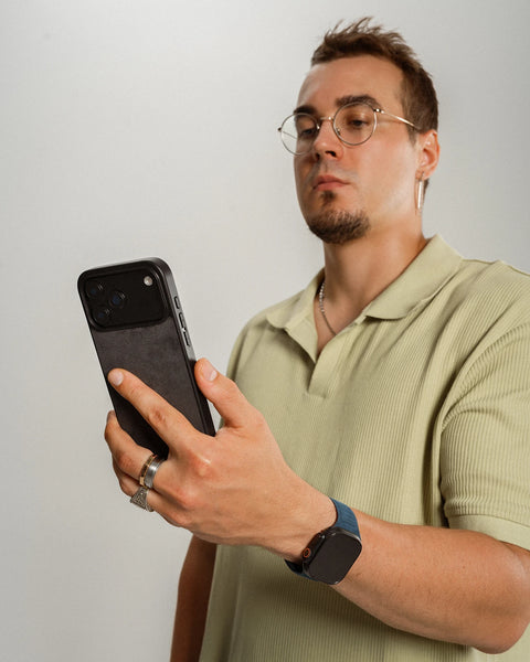 Alcantara iPhone 17 Back-Wrap Case