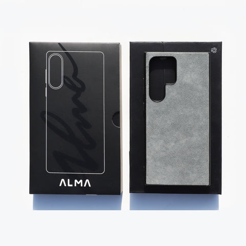 Alcantara Samsung Galaxy S24-25 Series Case (Gray)