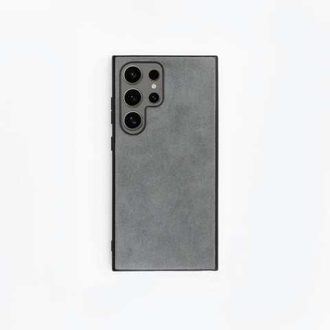 Alcantara Samsung Galaxy S24-25 Series Case (Gray)