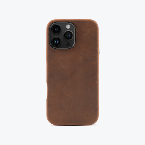 RustBend Leather iPhone Case (Brown)