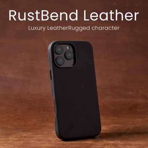 RustBend Leather iPhone 16 Case
