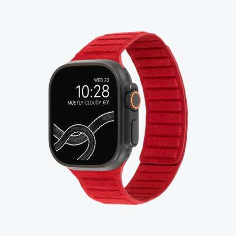 Alcantara Apple Watch Magnetic Bands Version 2