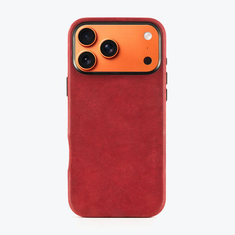 RustBend Leather iPhone 17 Case