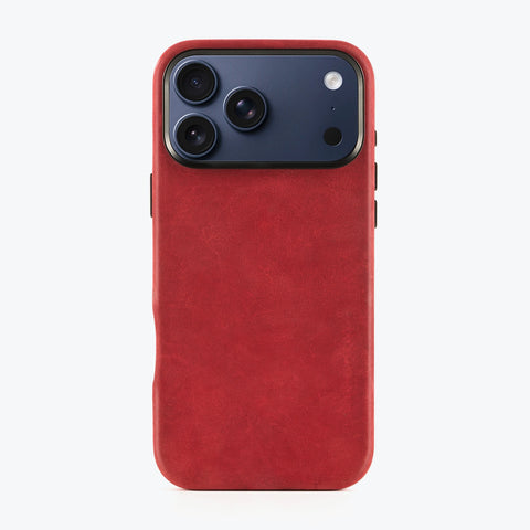 RustBend Leather iPhone 17 Case