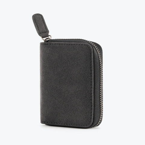 Alcantara Zipper Wallet