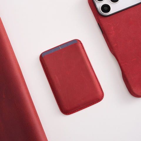 RustBend Leather MagSafe Cardholder