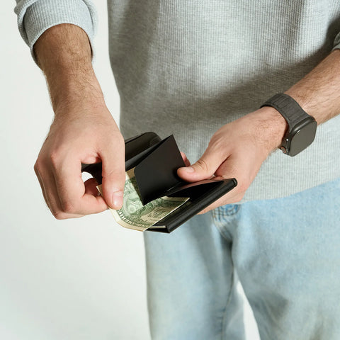 Alcantara RFID Blocking Credit Card Wallet
