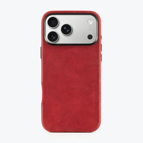 RustBend Leather iPhone 17 Case