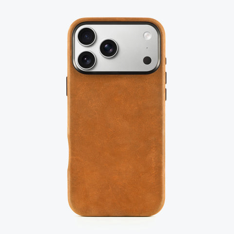 RustBend Leather iPhone 17 Case