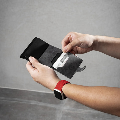 Alcantara RFID Blocking Credit Card Wallet