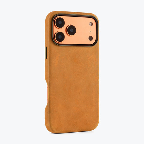 RustBend Leather iPhone 17 Case