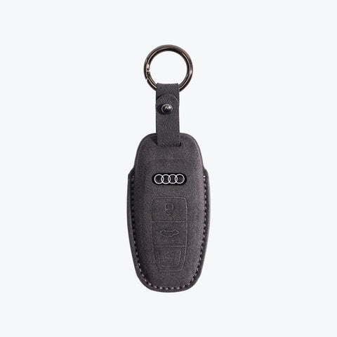 Alcantara Car Key Fob Cover For Audi