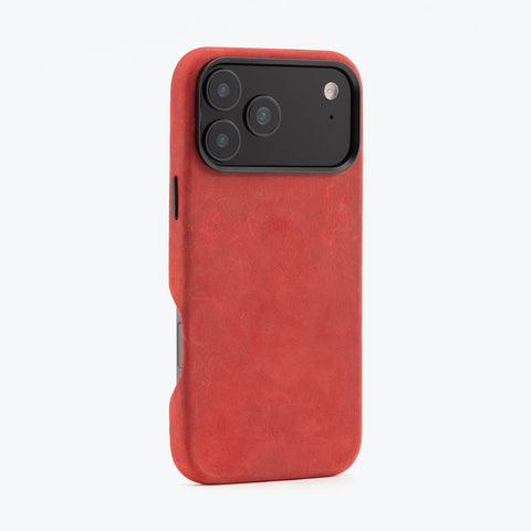 RustBend Leather iPhone 17 Case