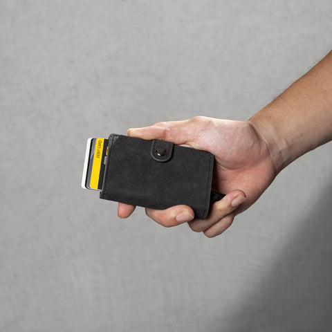 Alcantara RFID Blocking Credit Card Wallet