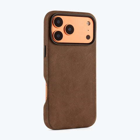 RustBend Leather iPhone 17 Case