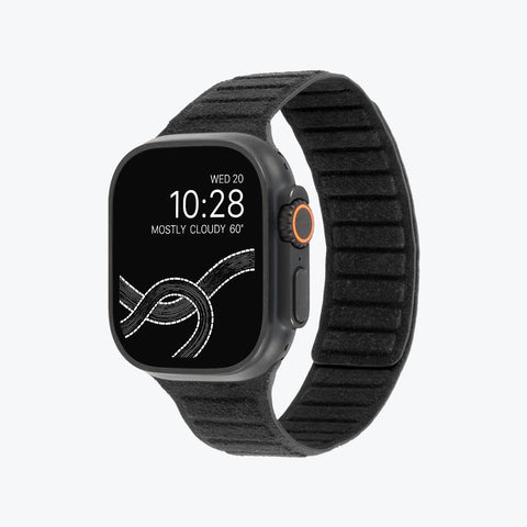 Alcantara Apple Watch Magnetic Bands Version 2 (Black)
