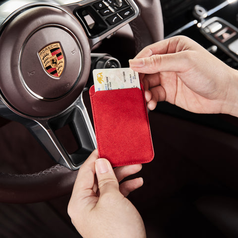 Alcantara MagSafe Phone Cardholder