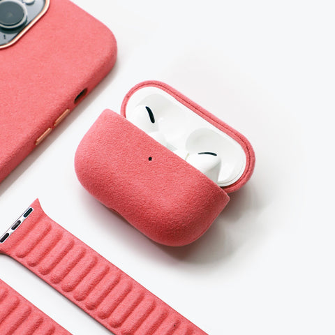 Alcantara AirPods Pro Case (Pink) - ALMA