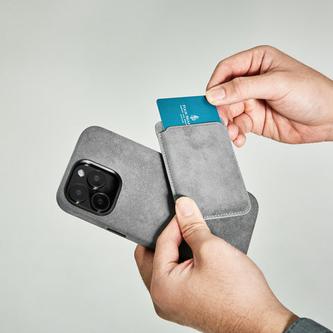 Alcantara MagSafe Phone Cardholder