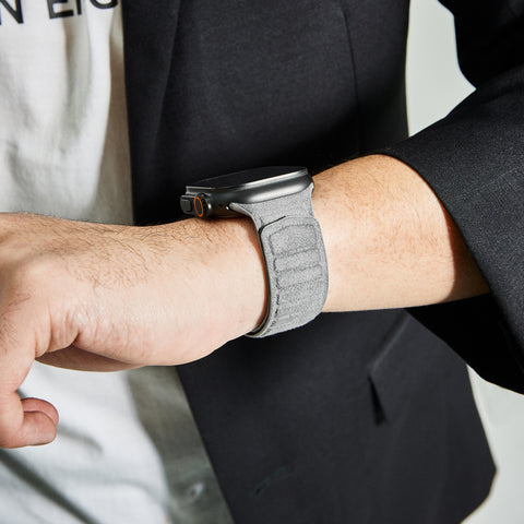 Alcantara Apple Watch Magnetic Bands Version 2