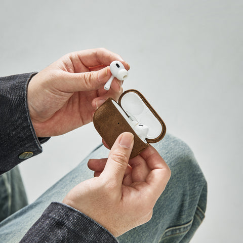 Alcantara AirPods Pro Case (Brown)